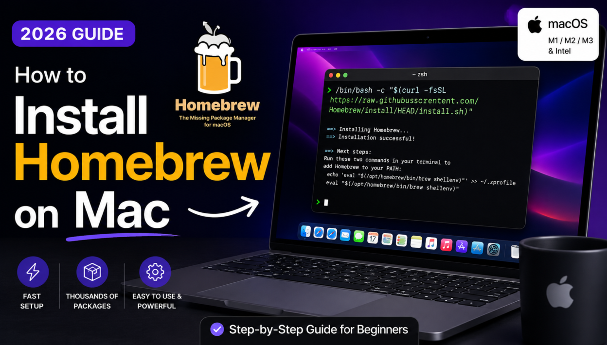 How to Install Homebrew on Mac (2026 Guide)